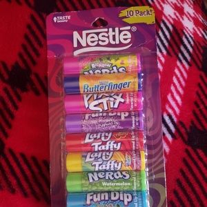 Nestle 10 pack flavored lip balm